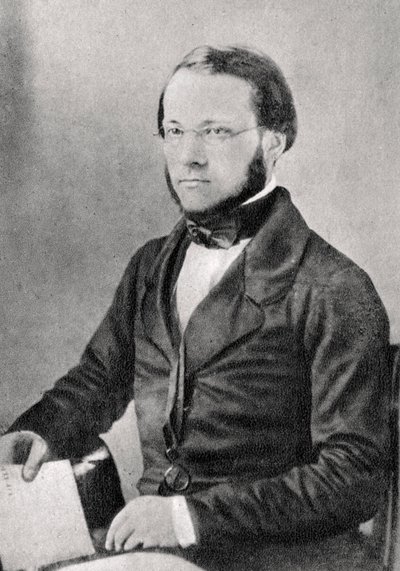 法国化学家和微生物学家Louis Pasteur，1852年 作者 不明