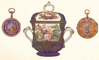 路易十六。金质中继器，约1770年，旧切尔西瓷器与瓷器，约1790年，1710年 作者 不明