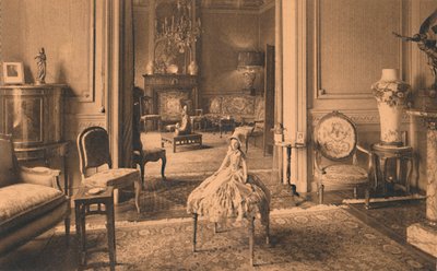 1927年，比利时布鲁塞尔古巴大使馆路易十六室。 作者 不明
