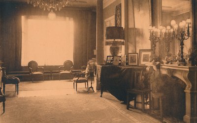 1927年，比利时布鲁塞尔古巴大使馆路易十六室。 作者 不明