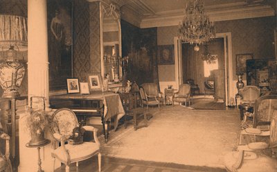 1927年，比利时布鲁塞尔古巴大使馆路易十六室。 作者 不明