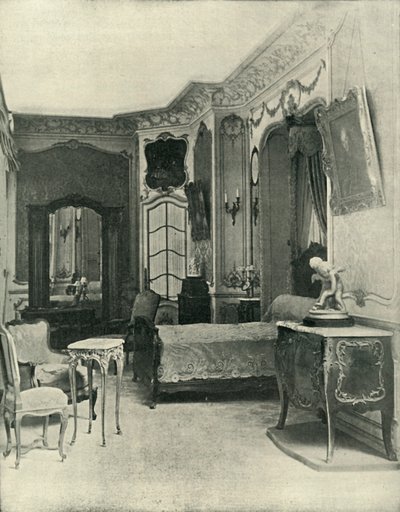 路易十五的寝室，由Maison Soubrier于1903年进行。 作者 不明