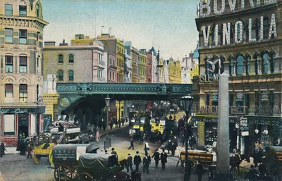 拉德盖特山（Ludgate Hill），伦敦，1904年。 作者 不明