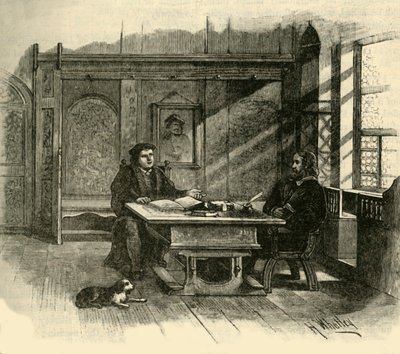 路德（Luther）和梅兰奇顿（Melanchthon），c1500-1520，1890年。 作者 不明