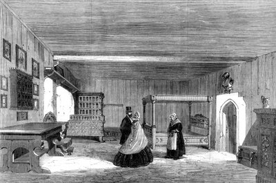 1862年德国艾森纳赫瓦尔特堡城堡的路德室 作者 不明