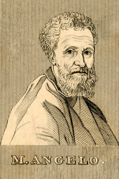 安杰洛（M. Angelo），1475-1564年，1830年。 作者 不明