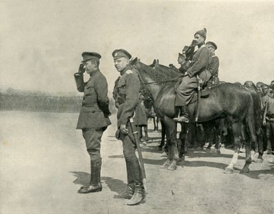 凯伦斯基（M. Kerensky），1917年7月，向军队致敬，1919年。 作者 不明