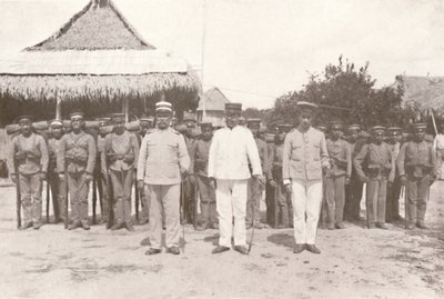 马德拉-马莫尔铁路：在玻利维亚-巴西边境：玻利维亚官兵，1914年 作者 不明