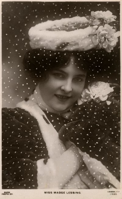 Madge Lessing，德国女演员，c1906 作者 不明