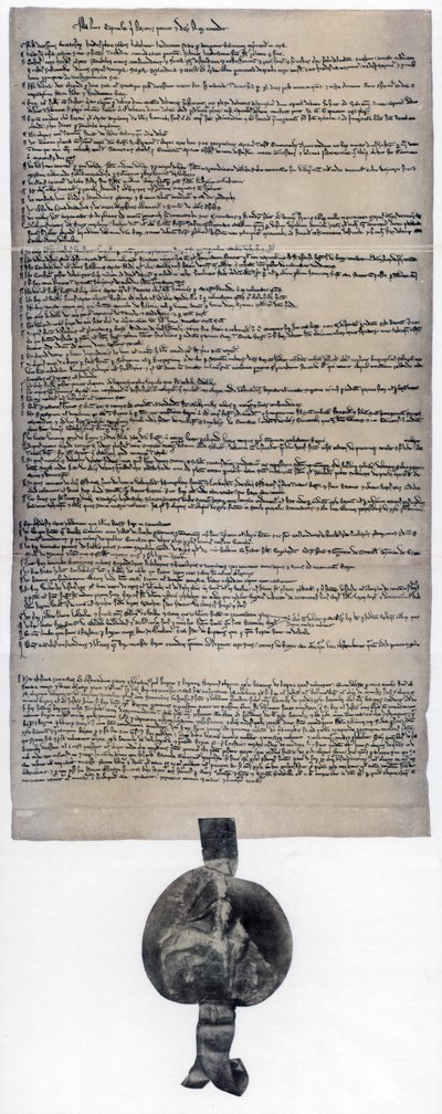 Magna Carta，最初于1215年发行的英文宪章 作者 不明