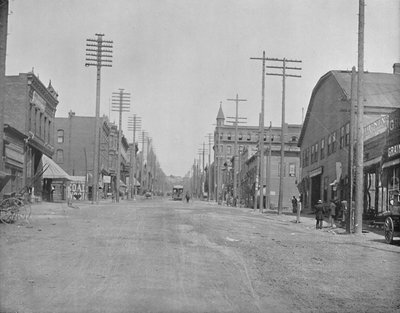蒙大拿州比尤特市大街（Main Street），约建于1897年。 作者 不明