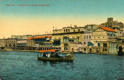 马耳他-维托里奥萨海军上将大厦，c1918-c1939。 作者 不明