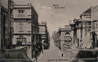 马耳他-皇家路，1900年 作者 不明
