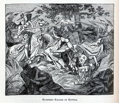 曼弗雷德（Manfred）在1882年的战斗中阵亡 作者 不明