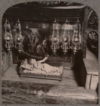 基督马槽，基督诞生教堂，伯利恒，c1900 作者 不明