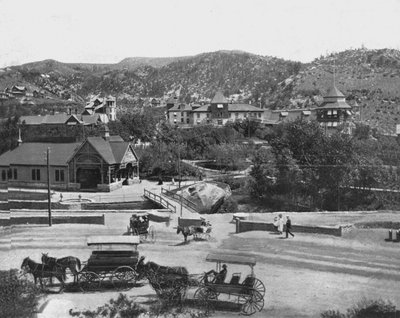 美国科罗拉多州曼尼通（Manitou），c1900年。 作者 不明