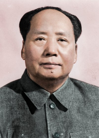 毛泽东，中共革命者和领导人，c1950年代 作者 不明