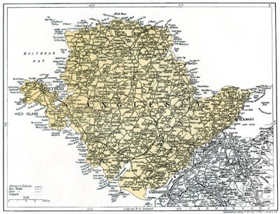 安格尔西地图，1924-1926年 作者 不明