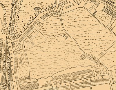 Belgravia地图，1814年，c1876年。 作者 不明