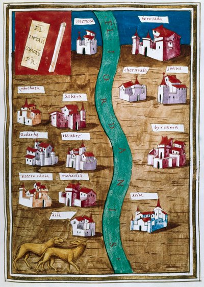 Map of Palestine (miniature) 作者 不明