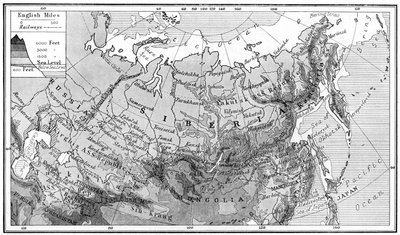 西伯利亚地图，c1923 作者 不明