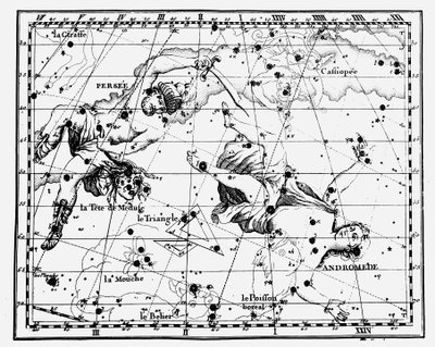 1775年的恒星星座地图 作者 Unbekannt