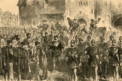 1897年的弓箭手游行。 作者 不明