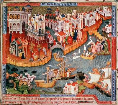 马可波罗（Marco Polo）15世纪1271年从威尼斯航行 作者 不明