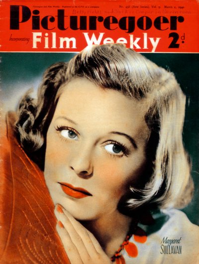 玛格丽特·苏拉文（Margaret Sullavan），1909-1960年，美国女演员，1940年 作者 不明