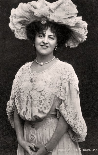 玛丽·斯图霍尔姆（Marie Studholme）1875-1930，英国女演员，二十世纪 作者 不明