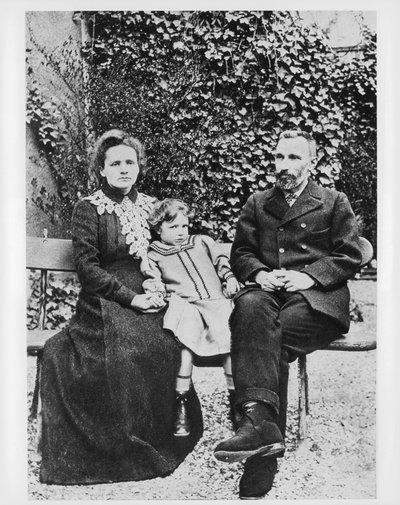物理学家Marie和Pierre Curie，1904年 作者 不明