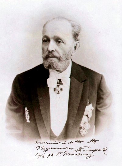 Marius Petipa，俄罗斯芭蕾舞蹈家兼编舞，1898年 作者 不明