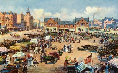 1901年，约翰内斯堡集市广场。 作者 不明