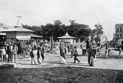 市场，亚松森，巴拉圭，1911年 作者 不明