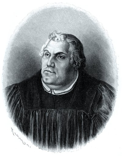 马丁·路德（Martin Luther），新教教会改革者，1903年 作者 不明