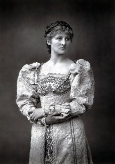 玛丽·安德森（Mary Anderson）1859-1940，美国舞台女演员，十九世纪末 作者 不明
