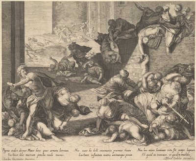 Aegidius Sadeler（16001629）之后，对无辜者进行屠杀，并将其复制并缩小。 作者 不明