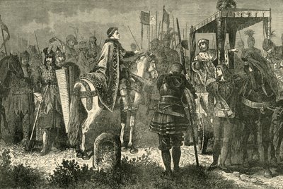 马蒂亚斯·科维努斯（Matthias Corvinus）和乔治·波迪布雷德（George Podiebrad）在1890年斯皮尔伯格之前的营地。 作者 不明