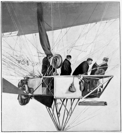 莫里斯·贝尔特（Maurice Berteaux），1905年11月3日，勒鲍迪飞艇上的战争大臣 作者 不明