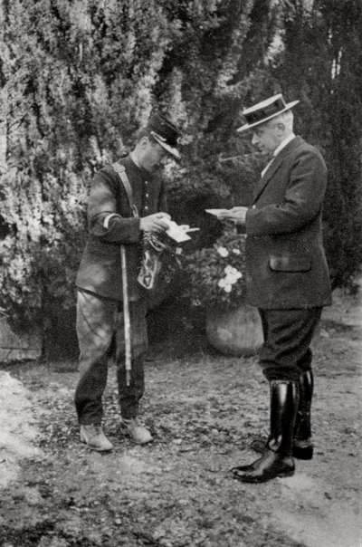 莫里斯·梅特林克（Maurice Maeterlinck），比利时剧作家，诗人和散文作家，1915年 作者 不明