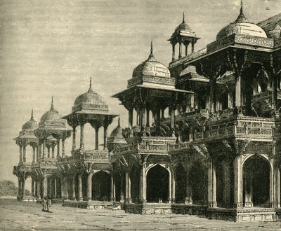 阿克巴尔陵墓，塞康德拉，1890年。 作者 不明