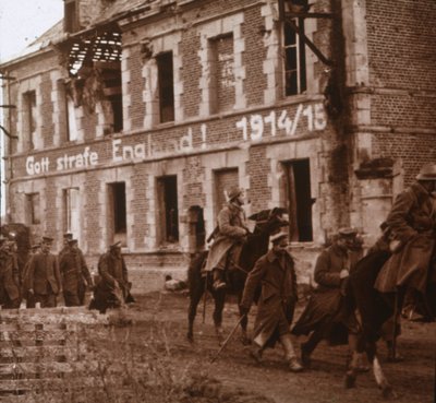 愿上帝惩罚法国北部布西勒隆的英格兰，c1914-c1918 作者 不明
