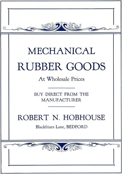 机械橡胶制品-罗伯特·霍布斯（Robert N.Hobhouse）广告，1916年 作者 不明