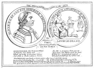 奥利弗·克伦威尔（Oliver Cromwell）时代的勋章，十七世纪 作者 不明