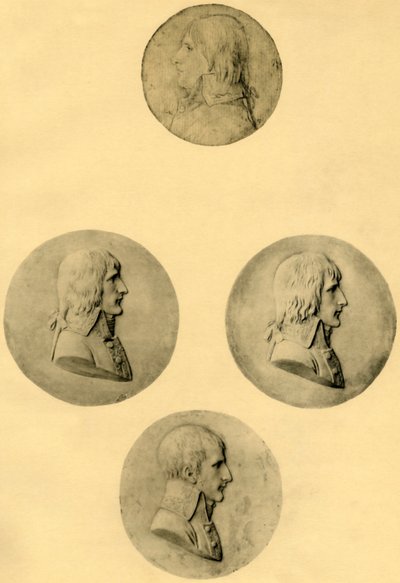 拿破仑勋章肖像，1797-1799，1921年。 作者 不明