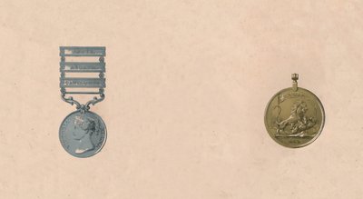 1911年，印度战役勋章 作者 不明