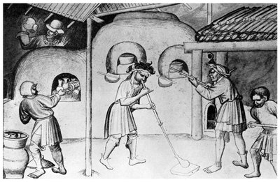 中世纪玻璃厂，c1300 1956年 作者 不明