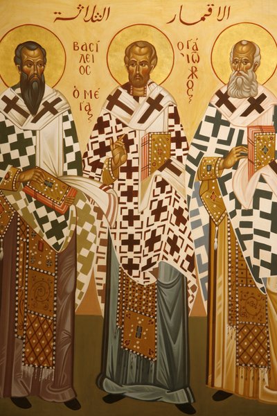 Melkite icon : doctors of the Church, Nazareth, Israel 作者 不明
