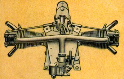 奔驰20马力发动机，1932年。 作者 不明
