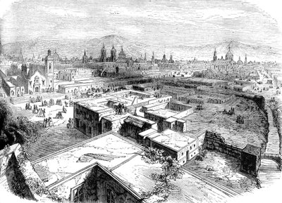 墨西哥墨西哥城，十九世纪中叶c1880 作者 不明